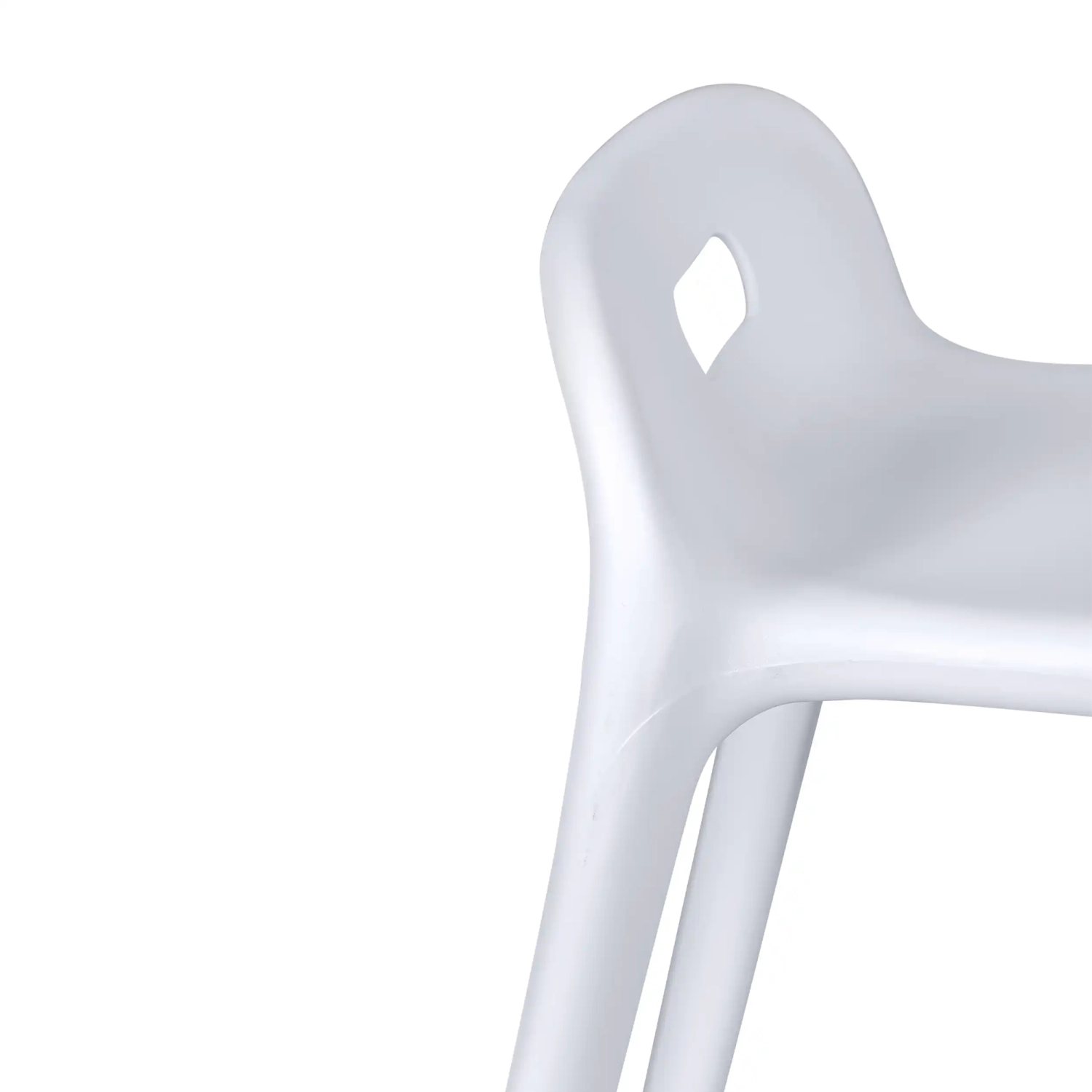 Stolička design Didi 45 cm White | Minimalistický a lehký design