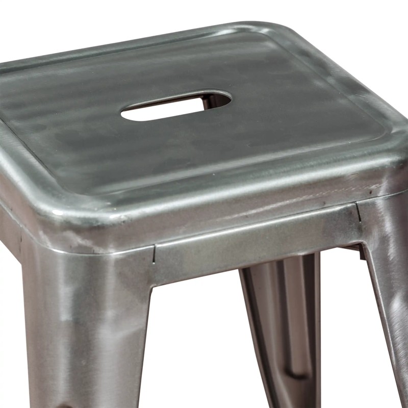 Stolička Metalické Bistro 45 cm | Industriální styl stohovatelný