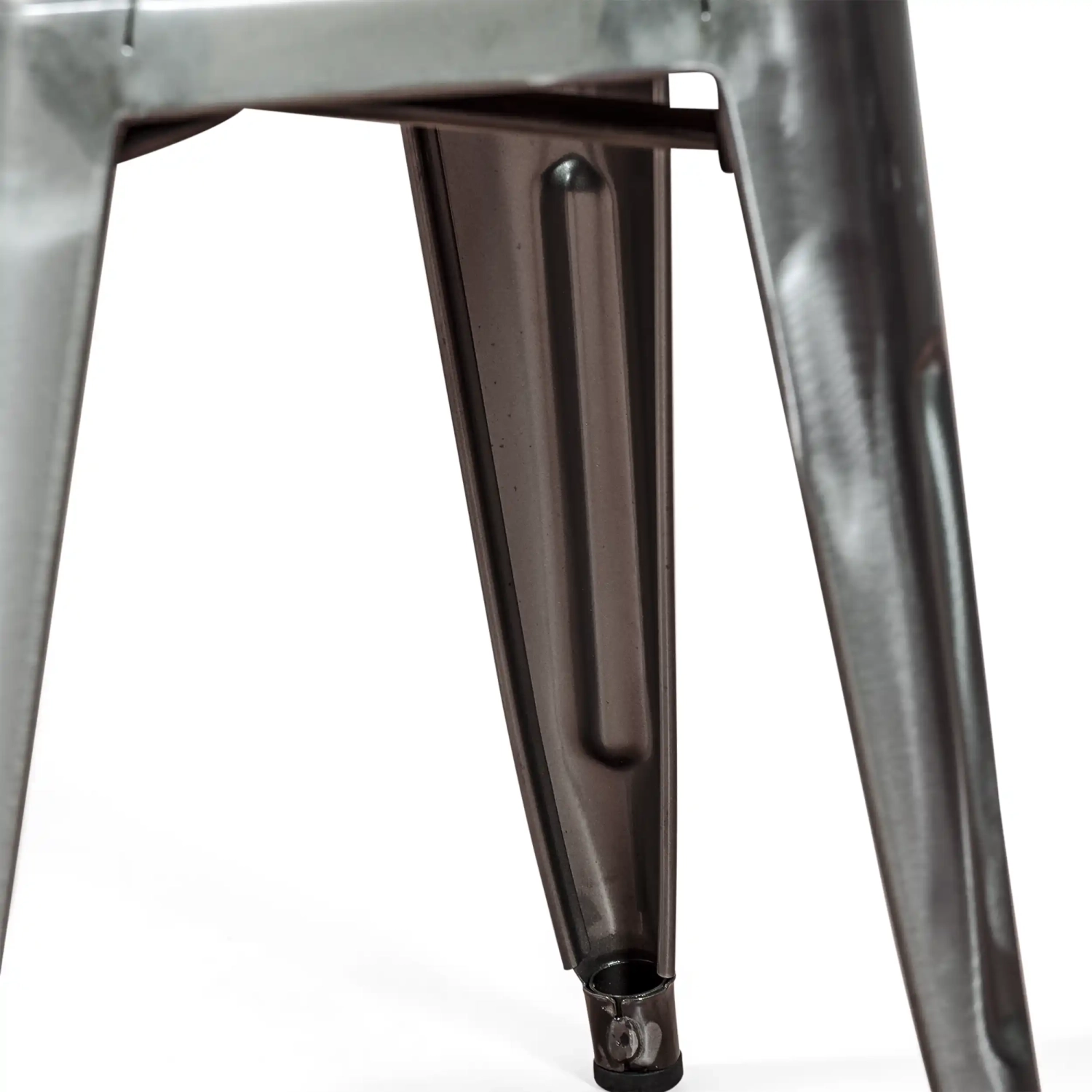 Stolička Metalické Bistro 45 cm | Industriální styl stohovatelný
