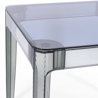 Ghost Kvadratiskt matbord 80 cm : Transparent Modern Design
