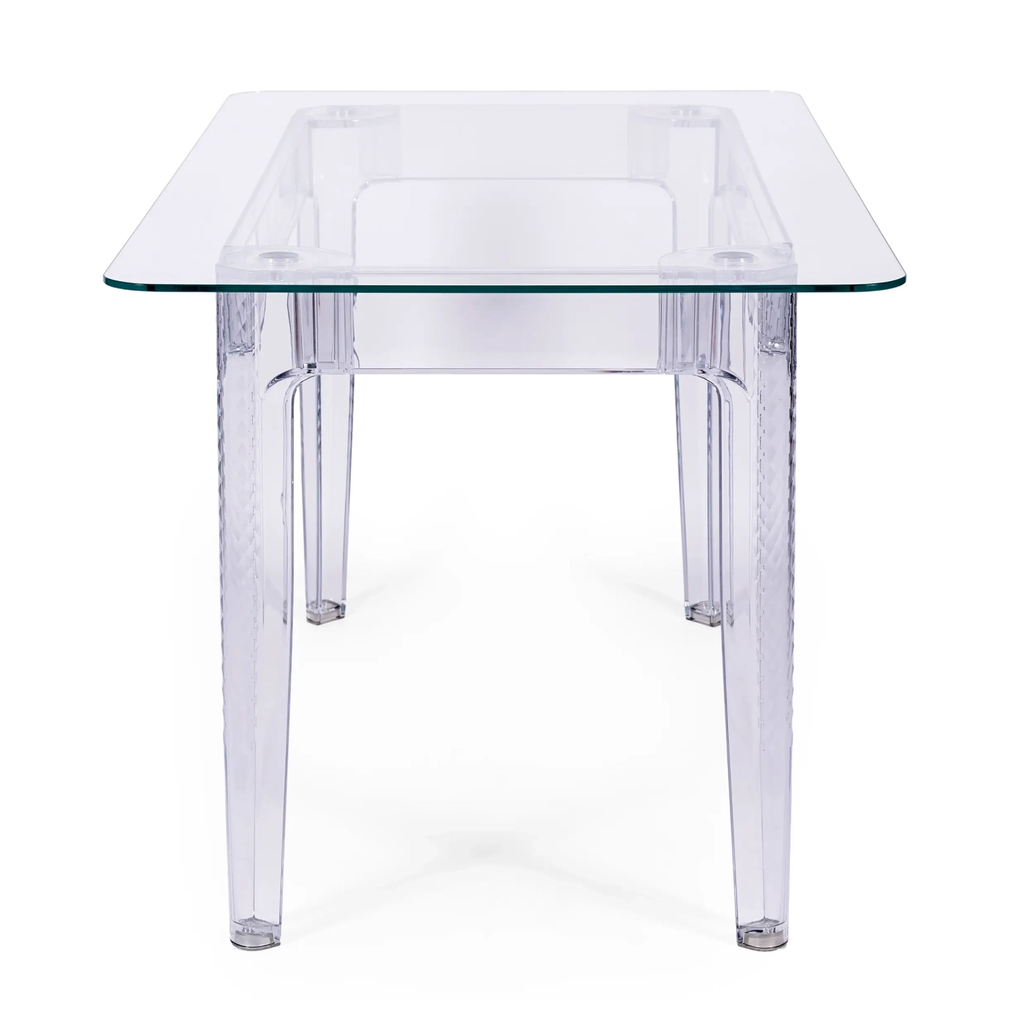 Jídelní stůl Ghost 140x80 cm | Moderní transparentní design