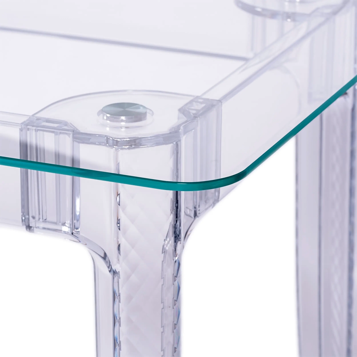 Mesa de Comedor Ghost 140x80 cm | Diseño Transparente Moderno