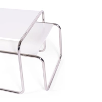 Set di tavolini d'ispirazione Laccio Breuer | Bauhaus Design | Tavolini da caffè e laterali