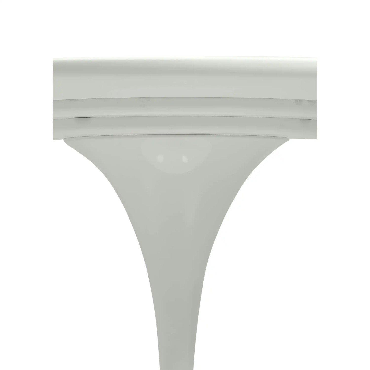 Dining Tulip 120cm Esstisch aus weißem MDF - Mobelarium