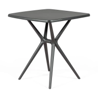Gartentisch Moises 72 cm | Modern, leicht und stabil | Für drinnen und draußen