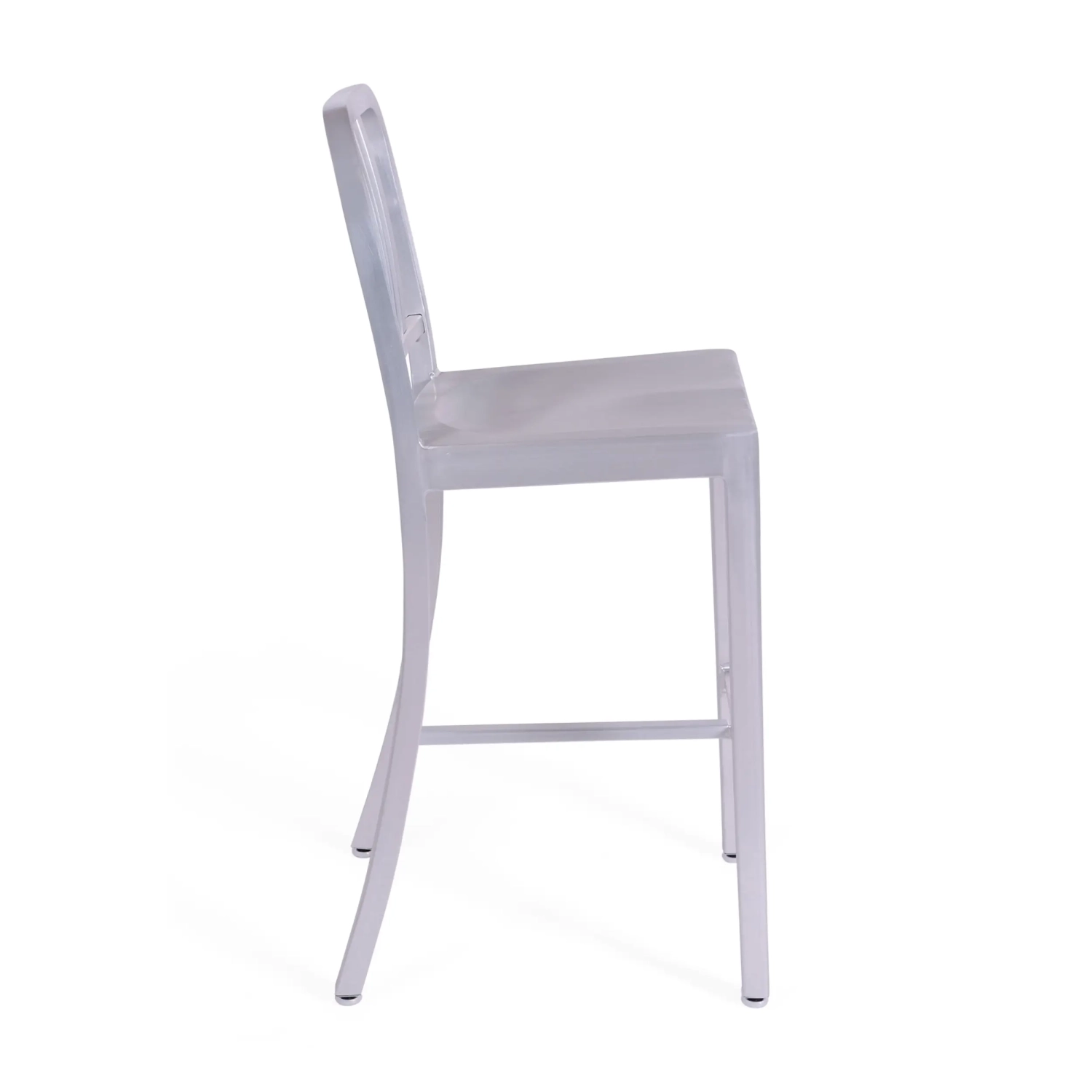 Tabouret Navi Army 66 cm en aluminium | Design industriel élégant