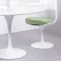 Stół do jadalni Inspiration Tulip z marmuru Carrara 120 cm - designerskie meble