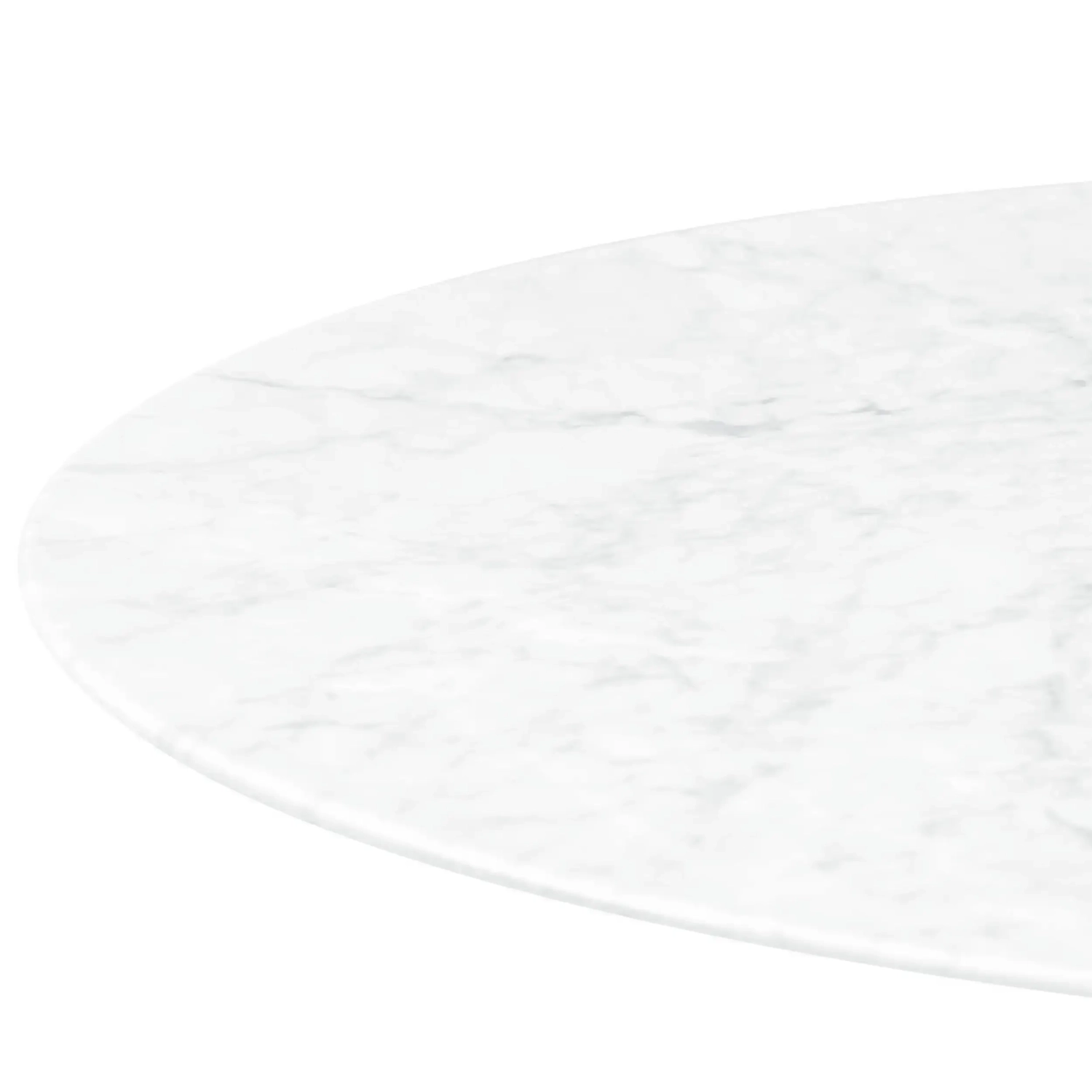 Tulip (120cm) Design Esstisch in Carrara Marmor - Mobelarium