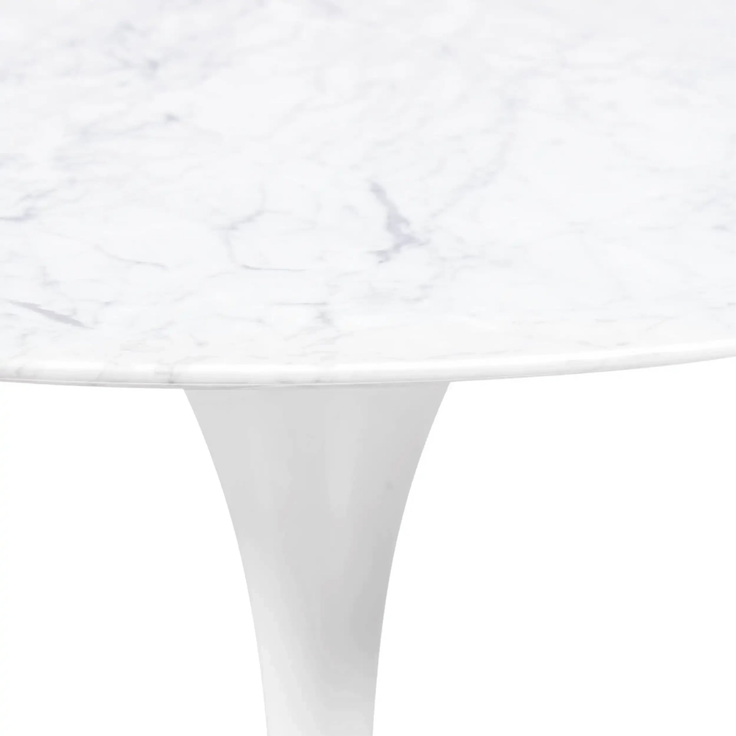 Inspiration Tulip -ruokapöytä Carraran marmorista 120 cm - designhuonekalut