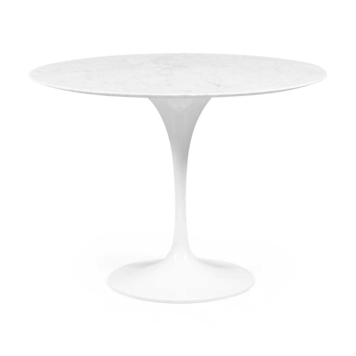 Inspiratie Tulip 100Ø Design Tafel in Carrara Marmer - Meubeldesign
