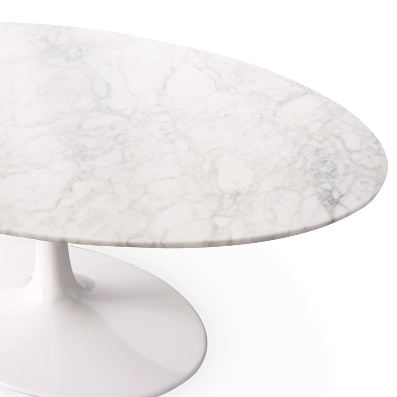 Stolik kawowy Inspiration Tulip z marmuru Carrara - projektowanie mebli