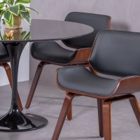 Mesa de Jantar Inspiration Tulip em Mármore Marquina - Móveis Design
