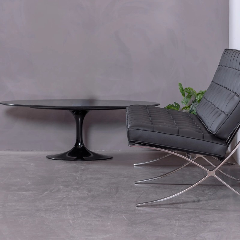 Tulip-sohvapöytä Marquina-marmorista - Marmoripöytä - Designhuonekalut