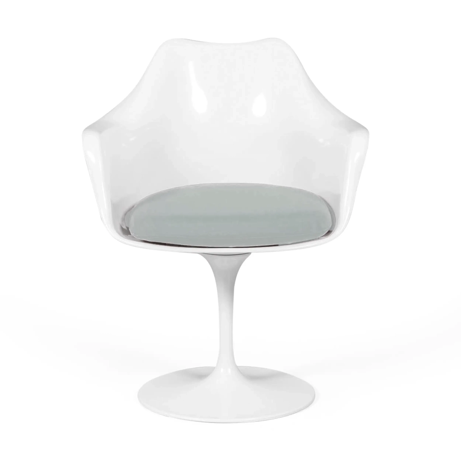 Stuhl Saarinen Tulip Arms mit Baumwollkissen - Designerstühle - Mobelarium