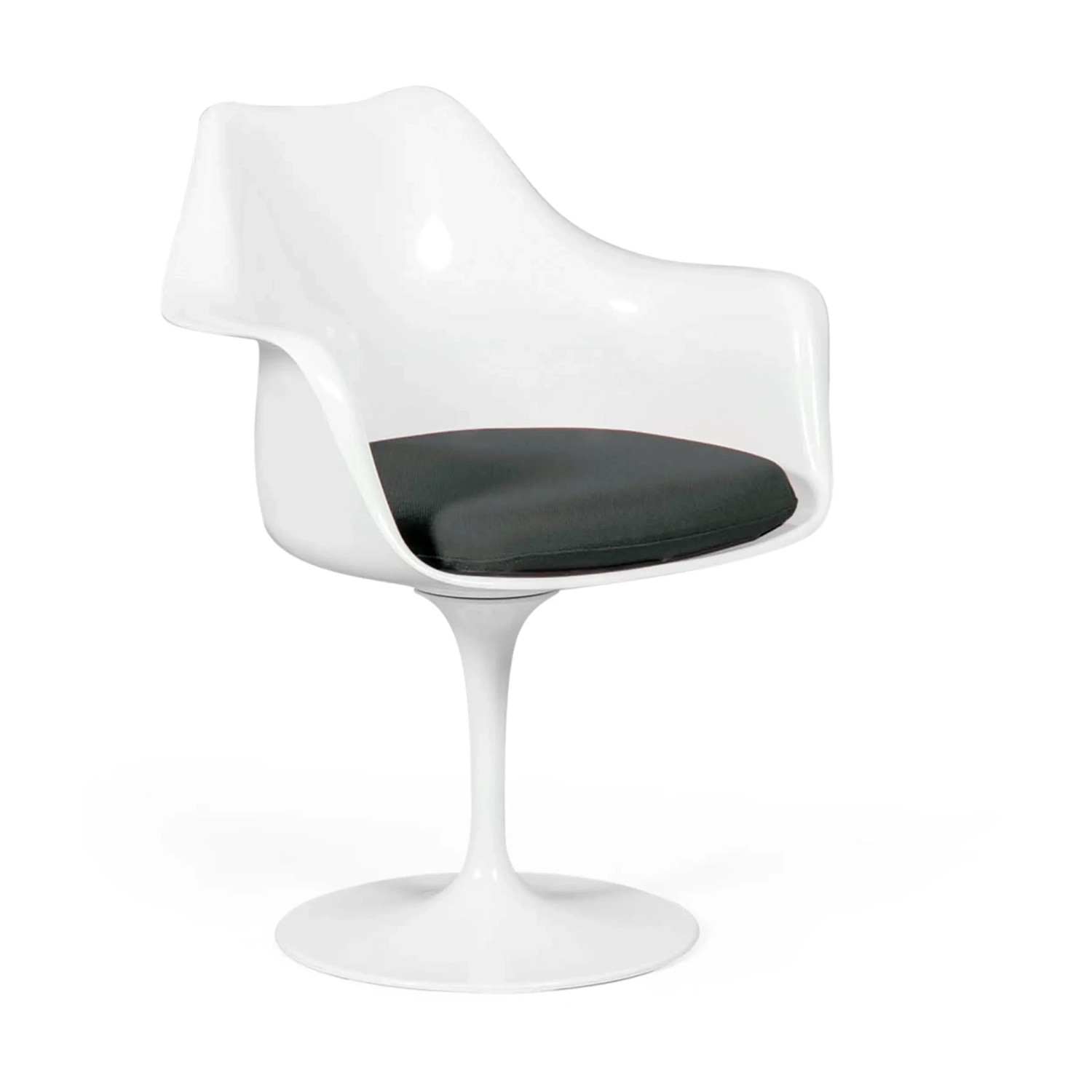 Réplica de la silla Tulip con brazos y cojín