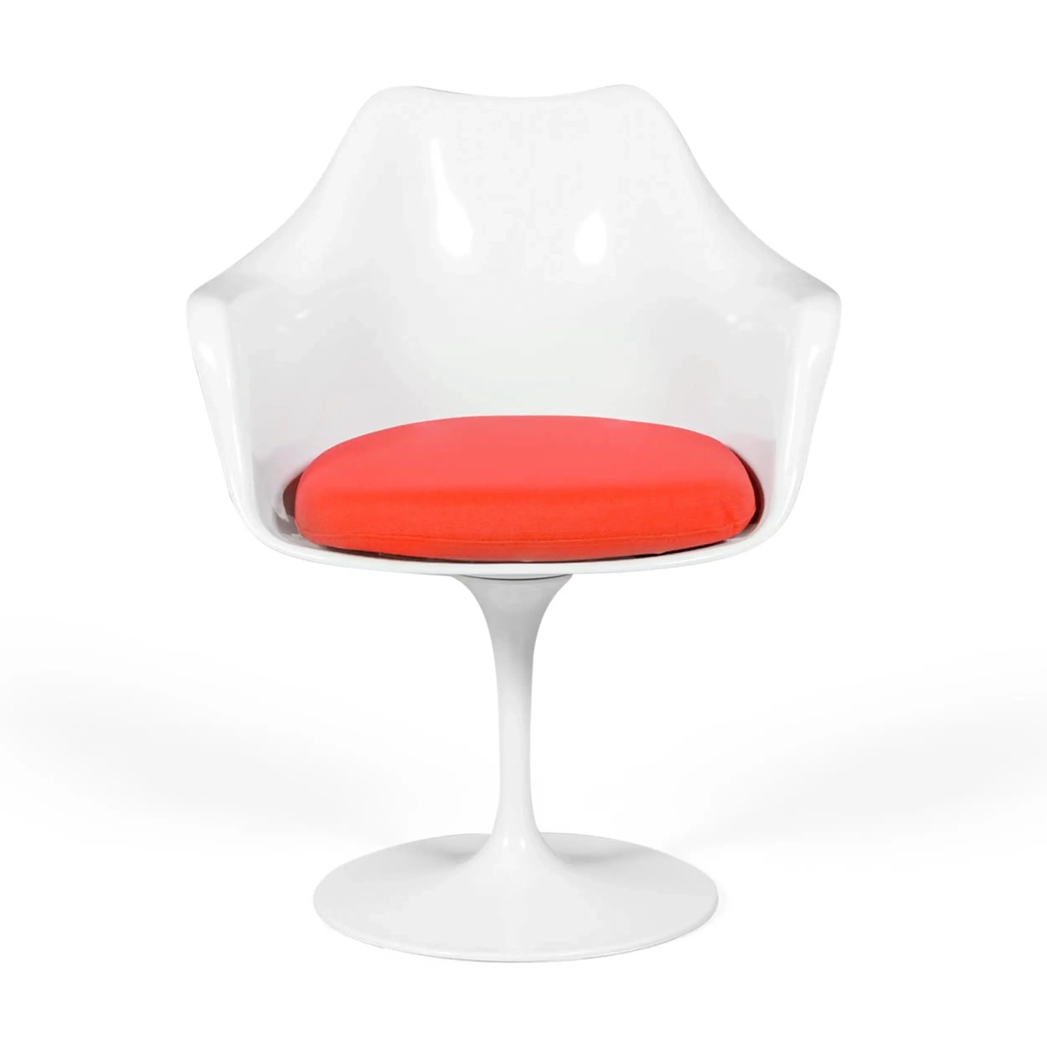 Stuhl Saarinen Tulip Arms mit Baumwollkissen - Designerstühle - Mobelarium