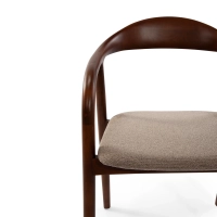 Warsow Nordic Chaise de salle à manger en bois naturel | Design élégant et confortable