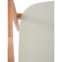 Warsow Nordic Eetkamerstoel in Natuurlijk Hout | Elegant & Comfortabel Ontwerp