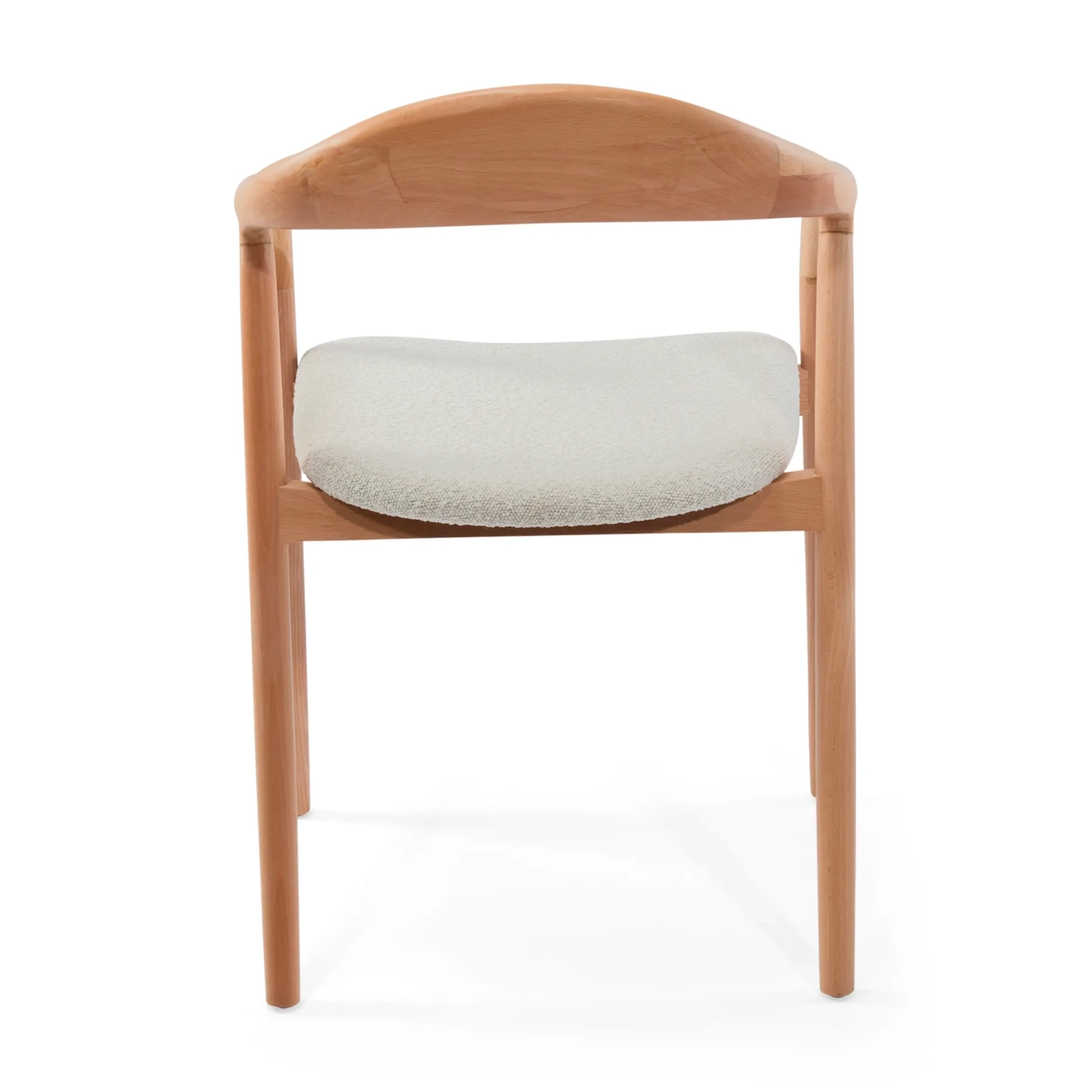 Warsow Nordic Eetkamerstoel in Natuurlijk Hout | Elegant & Comfortabel Ontwerp