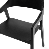 Chaise nordique en chêne avec accoudoirs Soho | Scandinavian Minimalist Design