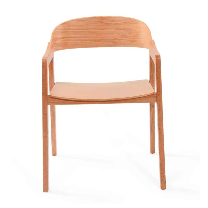 Skandynawskie krzesło dębowe z podłokietnikami Soho | Skandynawski minimalistyczny design