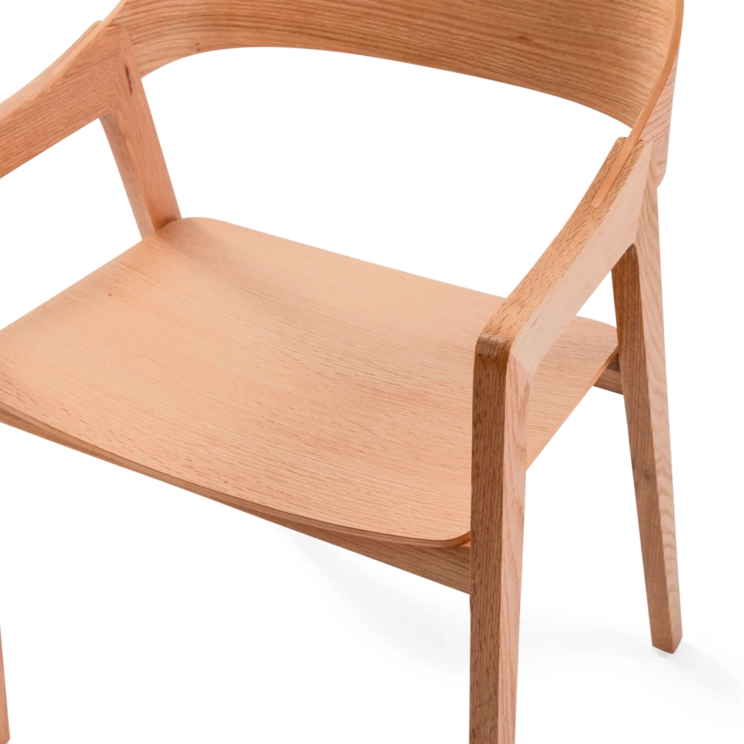 Nordic Oak Oak Chair with Arms Soho | Scandinavian Minimalist Design