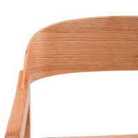 Stuhl aus nordischer Eiche mit Armlehnen Soho | Skandinavisches Minimalistisches Design