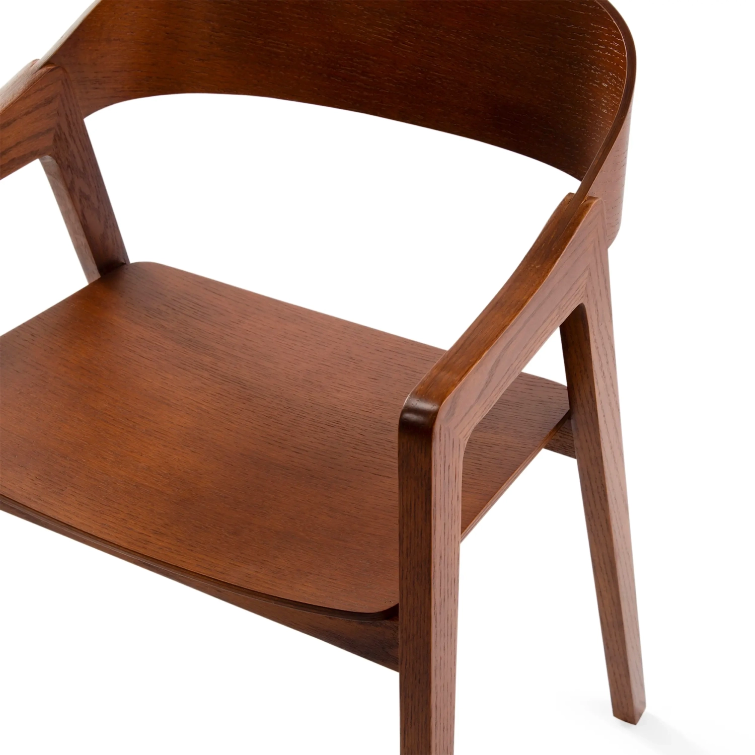 Stuhl aus nordischer Eiche mit Armlehnen Soho | Skandinavisches Minimalistisches Design