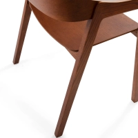 Stol i nordisk ek med armar Soho | Skandinavisk minimalistisk design