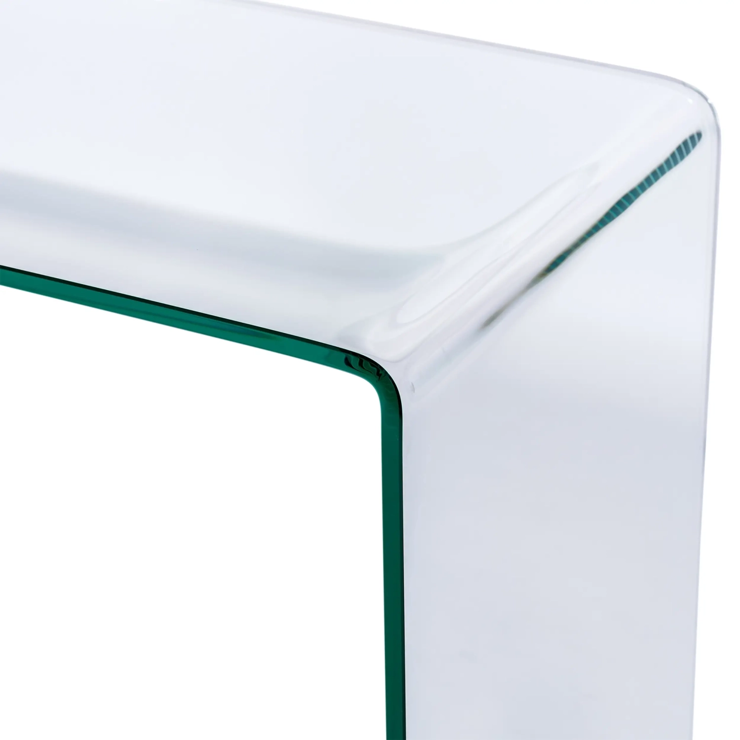 Mesa consola Ice Console | Cristal templado transparente 12 mm