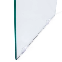 Ice Console Console Table : 12 mm transparent tempered glass