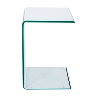 Ice Side Table | Table d'appoint et table basse en verre trempé