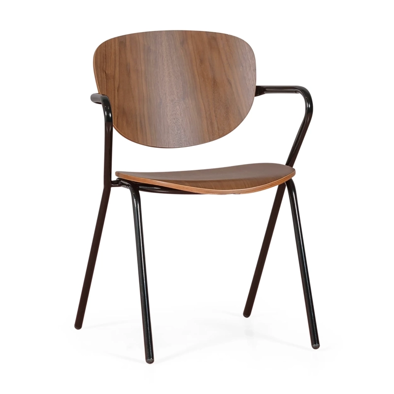 Industrial chair Alpha in walnut wood - Puiset tuolit - - Tuolit - Teollinen - Tuolit - Tuolit - Tuolit Mobelarium