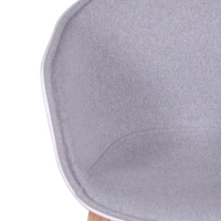 Daxer Chaise couette tapissée en coton - Meubles Concept