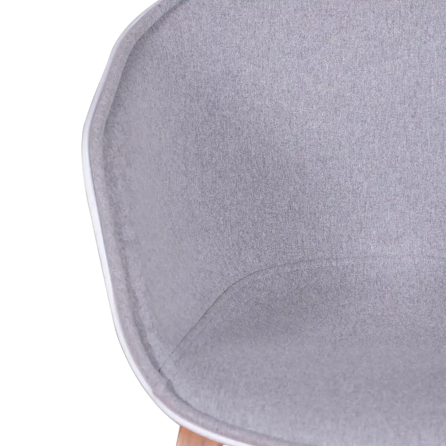 Silla Nórdica Daxer Tapizada en Algodón - Mueble Design