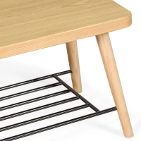 Banco em madeira de faia Bristol Nórdico - Mueble Design