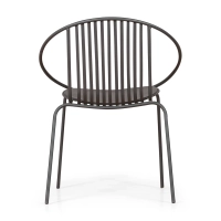 Silla Metálica Bali - Resistente y moderna para exterior e interior - Mueble Design