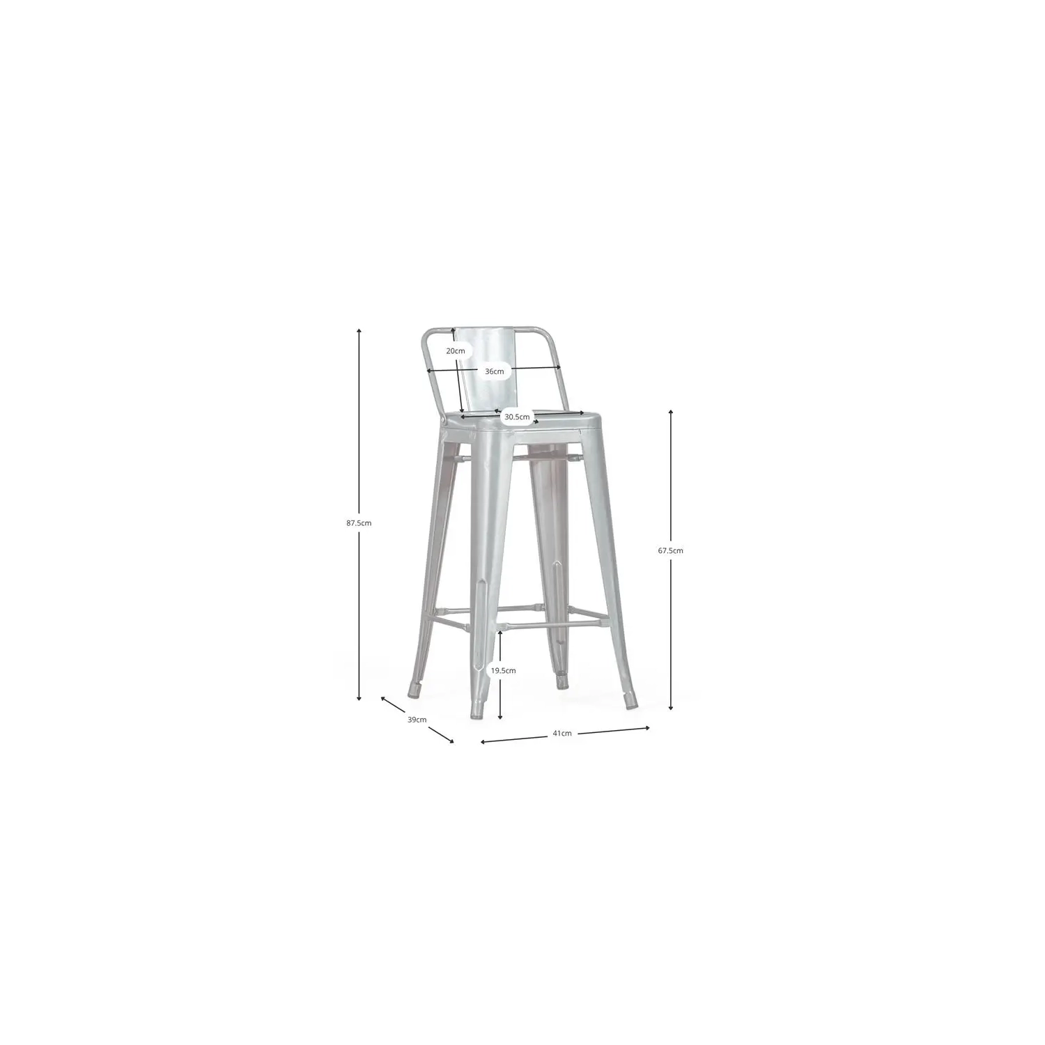 Replika Tolix pall 66 cm Mobelarium