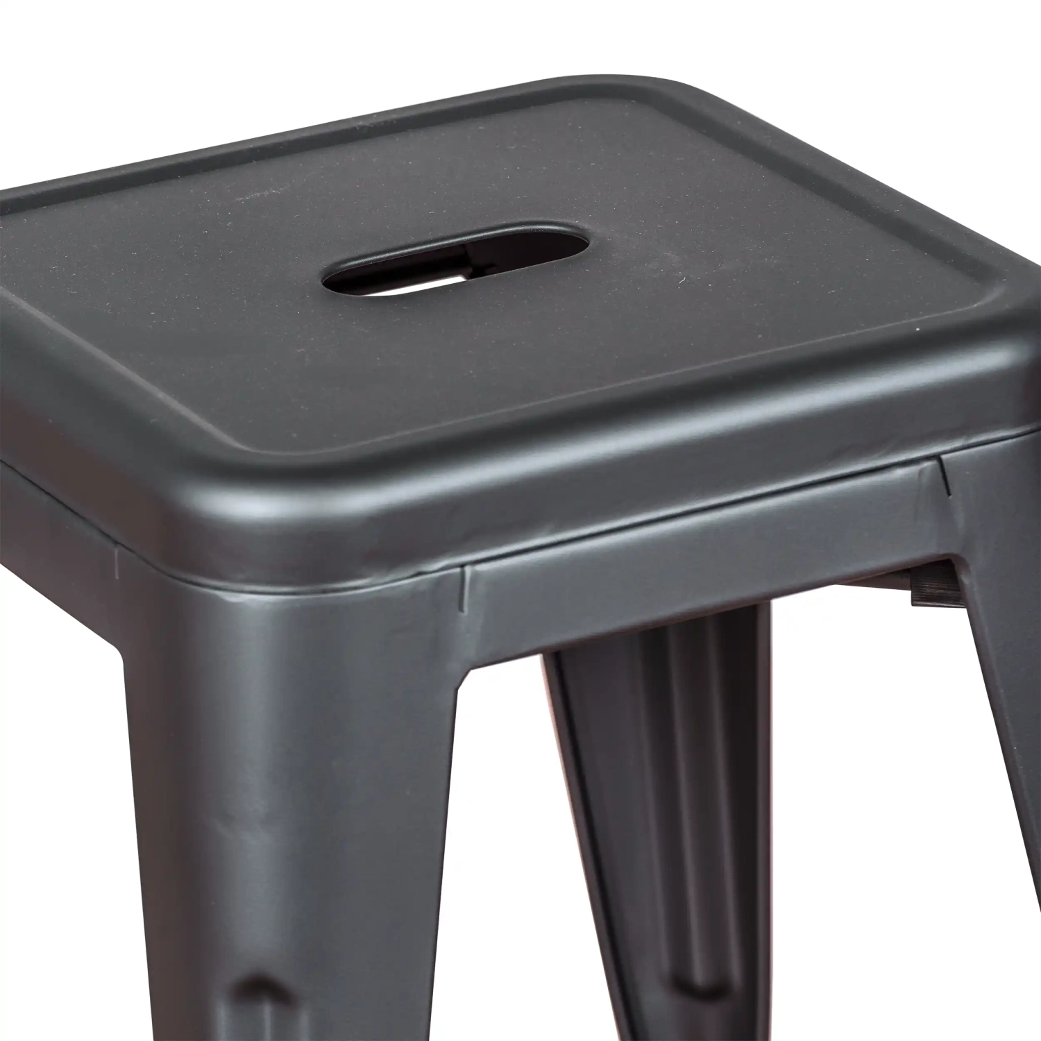 Kruk industrieel Bistro 45CM Mat - Industriële stoelen en krukken