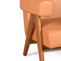 Wygodny fotel wypoczynkowy Compass - Elegancja w stylu retro vintage - Mobelarium