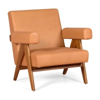 Sedia lounge comfort Compass - Eleganza retrò vintage - Mobilie Design