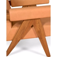 Sillón lounge Confort Compass - Elegancia retro vintage - Mueble Design