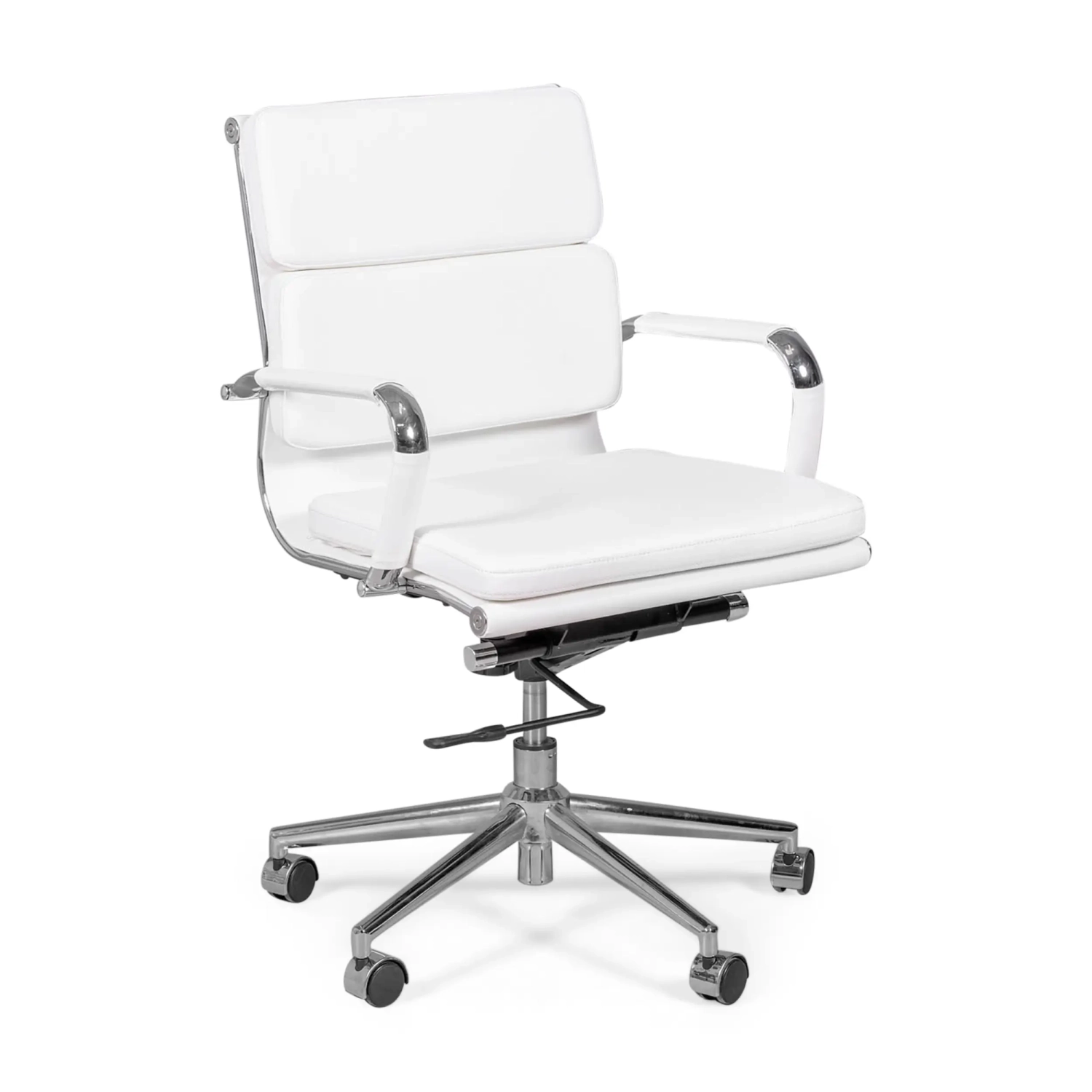 Cadeira de escritório estofada Task Design clássico e conforto moderno