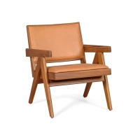 Lounge nojatuoli Compass - Retro-vintage italialaisesta nahasta - - - Mobelarium