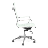 Bürostuhl mit hoher Rückenlehne | Ergonomie und modernes Design in Kunstleder