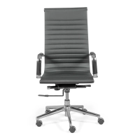 Bürostuhl mit hoher Rückenlehne | Ergonomie und modernes Design in Kunstleder