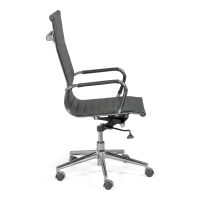 Pracovní kancelářská židle s vysokým opěradlem | Ergonomie a moderní design v imitaci kůže