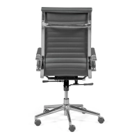 Toimistotuoli korkealla selkänojalla | Ergonomia ja moderni muotoilu keinonahkaa