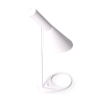 Lampa stołowa Jhon | Stalowy design inspirowany Arne Jacobsenem
