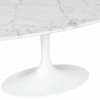 Konferenční stolek Inspirace Tulipán v mramoru Carrara - design nábytku